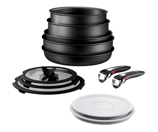 5. Tefal L3959953 Ingenio Unlimited On 12 Parça Ultra Dayanıklı Tencere Seti