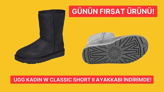 Gülümseten Kasım Fırsatı: Ugg Kadın W Classic Short II Ayakkabı İndirimde!