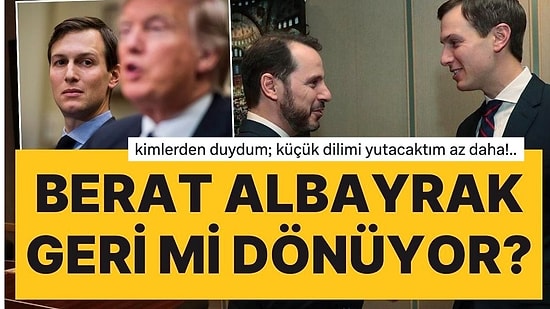 Trump'la Birlikte Berat Albayrak da mı Geri Dönüyor? Gazeteci Taha Karagöz'den Dikkat Çeken Paylaşım!