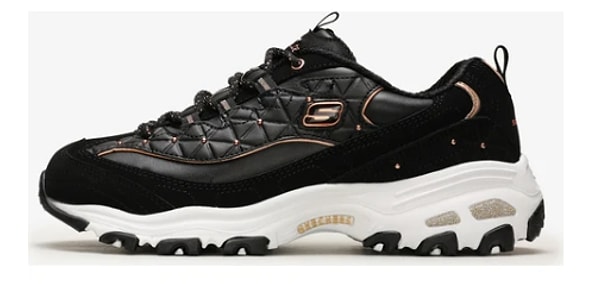 2. Skechers D'LİTES - GLAMOUR FEELS Kadın Siyah Sneakers