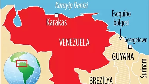 Güney Amerika’da Venezuela, Brezilya ve Surinam gibi ülkelere komşu olan Guyana, yüksek petrol gelirleri sayesinde bölgenin dikkat çeken ülkelerinden biri.