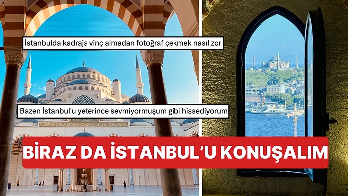 Biraz da İstanbul'u Övelim! Galata Kulesi'nden Ayasofya'yı Fotoğraflayan Kişi İstanbul Aşkımızı Depreştirdi!