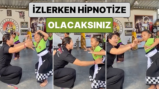 Bali'nin Geleneksel Dansını Öğrenen Minik Kızın Prova Anındaki Performansını İzlerken Hipnotize Olacaksınız