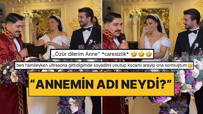 Nikahı Sırasında Anne Adını Unutan Gelin Ömür Boyu Unutamayacakları Komik Anlara Vesile Oldu