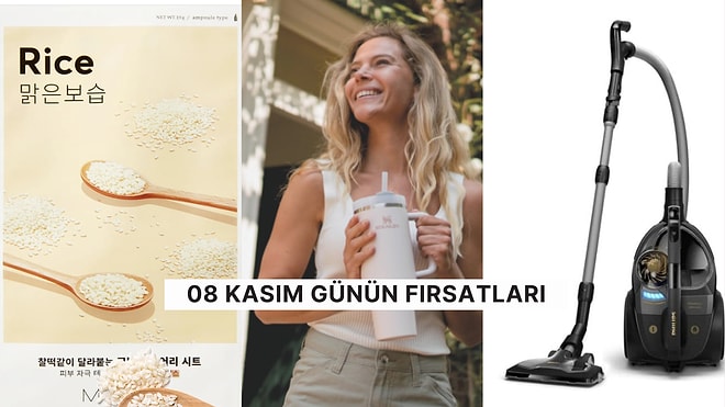 Bugün İndirimde Neler Var? Stanley Pipetli Termostan Kiko Lipgloss’a 8 Kasım 2024 Günün Fırsatları