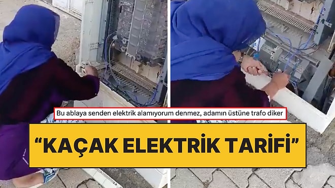 Şanlıurfa'da Bir Vatandaş Kaçak Elektriğin Nasıl Bağlandığını Gösterdiği Anlarla Gündeme Geldi