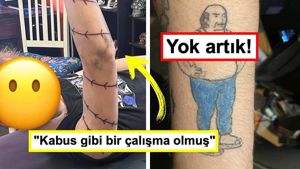 Yaptırdıkları "Sanatsal" Dövmelerle Görenlere Hayatı Sorgulatan Acayip Kişiler