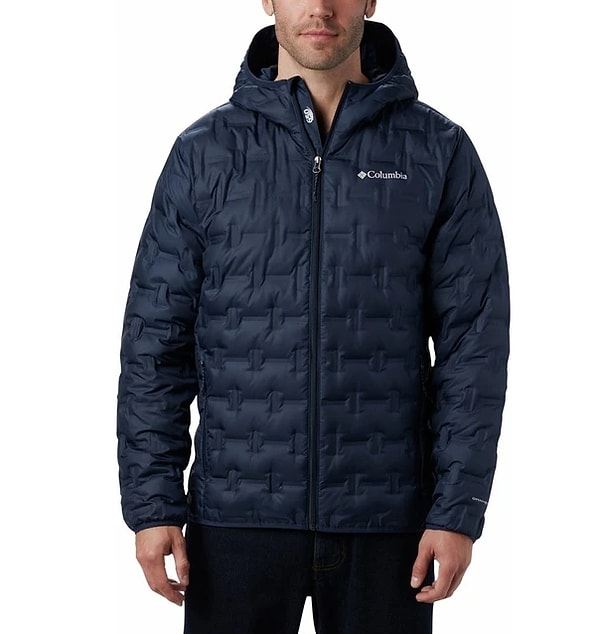 12. Columbia Delta Ridge Down Hooded Erkek Mont