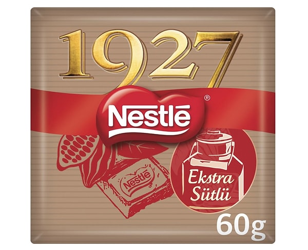 Nestlé 1927 Ekstra Sütlü Çikolata Kare