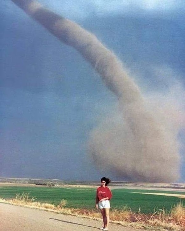 7. Şimdiye kadar çekilmiş en ikonik hava durumu fotoğraflarından biri olarak kabul ediliyor.