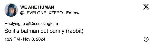 9. "Yani bu Batman ama tavşan"