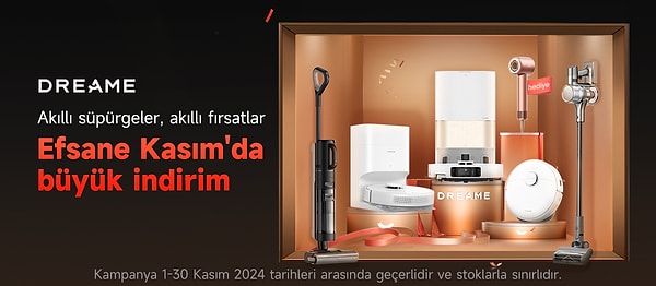 Dreame Efsane Kasım kampanyası