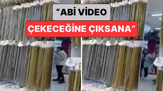 Elazığ'da Meydana Gelen Depremde Kaçmak Yerine Video Çekmeye Başlayan Dükkan Sahibini Müşterisi Uyardı