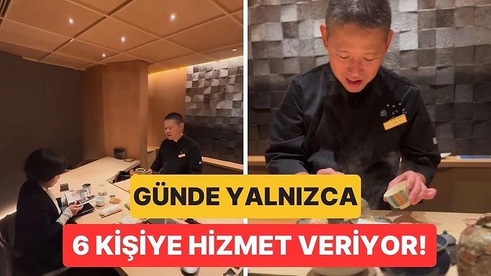 Tokyo'da Yer Alan Michelin Yıldızlı Bu Restoran Neden Günde Sadece 6 Kişiye Hizmet Veriyor?