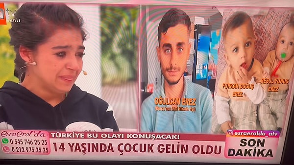 İmam nikahlı eşi Oğulcan Erez'e kaçmadığını teyzesinin aracılığıyla 10 bin TL karşılığında evlendirildiğini anlatan Burcu, şu an biri 3 diğeri 2 yaşında olan iki erkek çocuğun annesi.