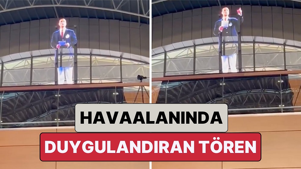 İstanbul Sabiha Gökçen Havalimanı’nda Hologram ile Atamızın Nutuk Okuduğu Görüntüler Yansıtıldı