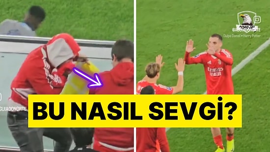 Öptü mü Kokladı mı? Kerem Aktürkoğlu'nun Formasını Alan Benfica Taraftarının Yaptığını Görmelisiniz