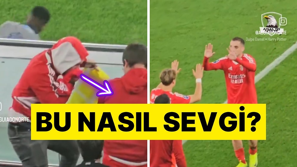 Öptü mü Kokladı mı? Kerem Aktürkoğlu'nun Formasını Alan Benfica Taraftarının Yaptığını Görmelisiniz