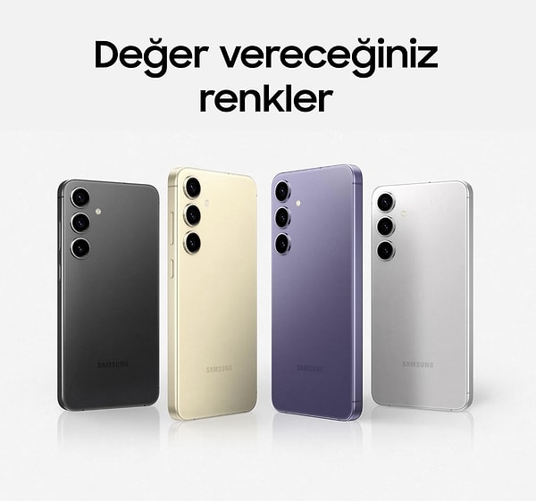 Yeni Samsung Galaxy S24 Plus Akıllı Cep Telefonu, 12 GB RAM ve 256 GB depolama kapasitesiyle performansı ve geniş hafıza alanını bir araya getiriyor.