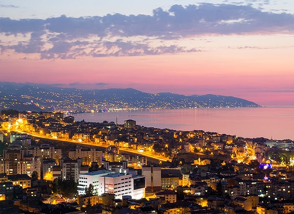 Üçüncü sırada yine Doğu Karadeniz şehirlerinden Trabzon var. Trabzon şehrinin ortalaması da 170 altında ölçüldü.