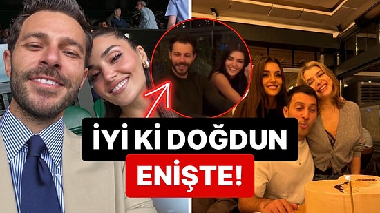 Mutlu Aile Tablosu: Hande Erçel'in Eniştesi Caner Yıldırım'ın Doğum Günü Kutlamasına Hakan Sabancı da Katıldı