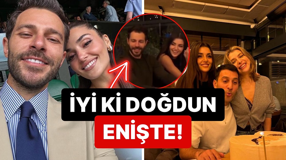 Mutlu Aile Tablosu: Hande Erçel'in Eniştesi Caner Yıldırım'ın Doğum Günü Kutlamasına Hakan Sabancı da Katıldı