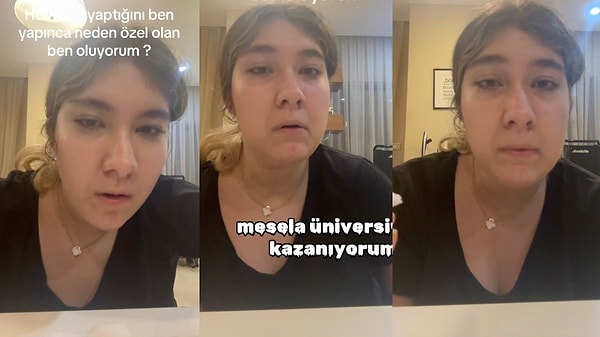 Sosyal medya platformu TikTok'ta 'asltumer' adıyla paylaşım yapan genç kadın, hayattaki başarılarının fiziksel engelleri üzerinden yorumlanmasına tepki gösterdi.