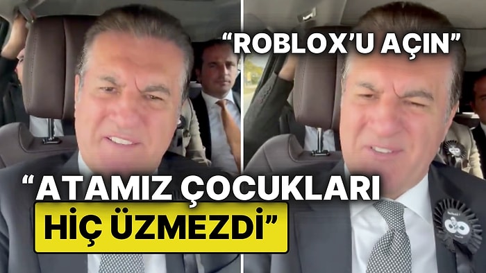 Mustafa Sarıgül’den 10 Kasım’da İlginç Çağrı: "Atamız Çocukları Hiç Üzmezdi Siz de Üzmeyin, Roblox'u Açın"