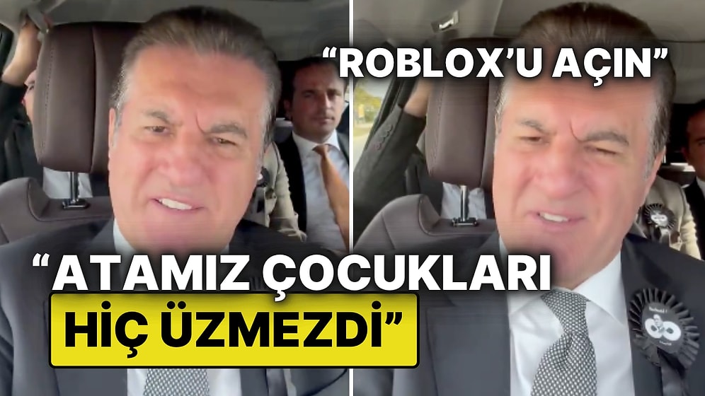 Mustafa Sarıgül’den 10 Kasım’da İlginç Çağrı: "Atamız Çocukları Hiç Üzmezdi Siz de Üzmeyin, Roblox'u Açın"