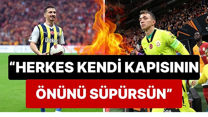 Mert Hakan Yandaş, Fernando Muslera'ya Yanıt Verdi: "Melek Yüzlü Görünüyorlar"