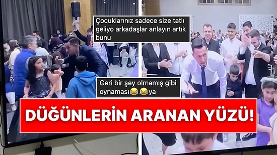 Tüm Düğünlerin Aranan Yüzü: Abisinin Düğününde Piste Çıkan Çocuklara Tek Tek Müdahale Eden Adam