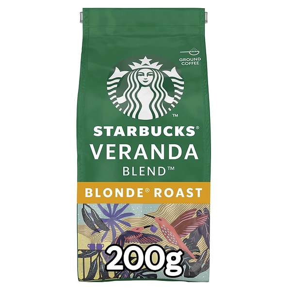 12. Starbucks Veranda Blend Öğütülmüş Kahve 200 g