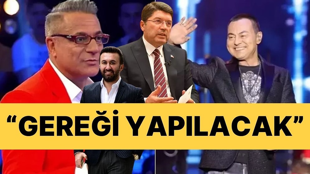 Serdar Ortaç ve Mehmet Ali Erbil de Gözaltında: Adalet Bakanı'ndan Yasa Dışı Bahis Soruşturması İçin Açıklama