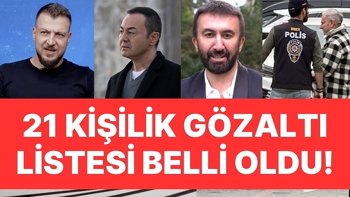 21 Kişilik Gözaltı Listesi Ortaya Çıktı: Yasa Dışı Bahise Teşvik Operasyonunda Detaylar Belli Oldu!