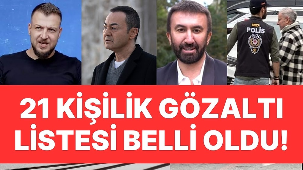 21 Kişilik Gözaltı Listesi Ortaya Çıktı: Yasa Dışı Bahise Teşvik Operasyonunda Detaylar Belli Oldu!