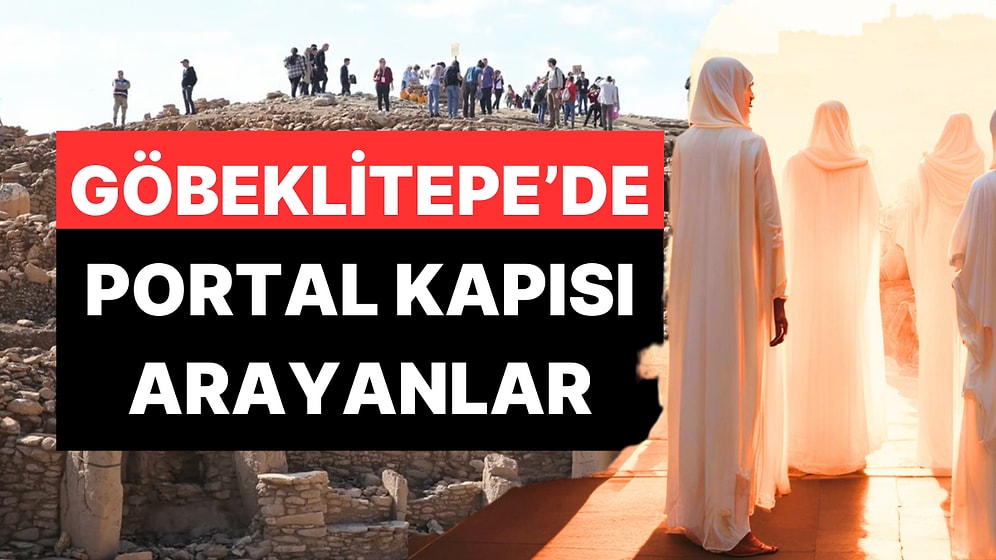 Göbeklitepe ve Karahantepe’ye Beyaz Kıyafetler Giyinip Portal Kapısı Aramaya Giden Kişiler