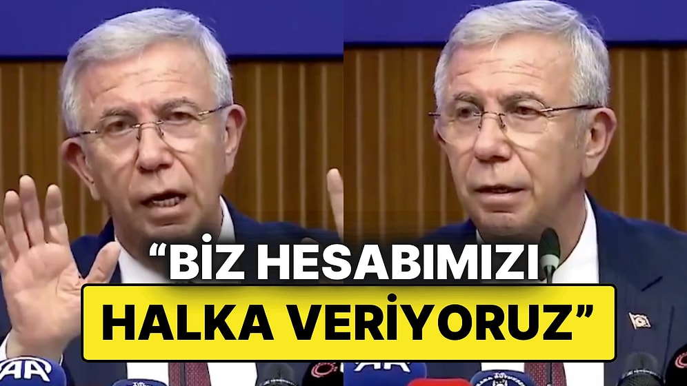 ABB Başkanı Mansur Yavaş'tan Eski Yönetime Gönderme: "Biz Hesabımızı Halka Veriyoruz"