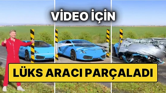 Ünlü YouTuber MrBeast, Milyonluk Spor Aracı Video İçin Paramparça Etti!