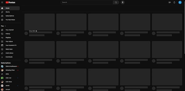 Sonuç olarak birçok kullanıcı o dönemin popüler YouTube içeriği yerine yalnızca boş bir ekranla karşılaştı.