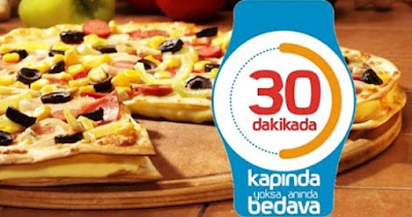 Amerika’da teslimat garantisini kaldıran Domino's, 30 dakikalık hız temasını bazı ülkelerde sürdürebileceğini düşündü.