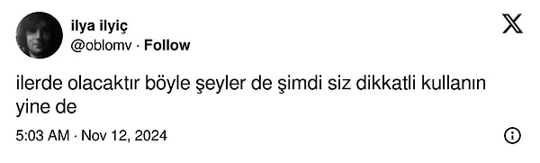 İlk uyarı kesinlikle "dikkatli kullanın" oldu! 👇