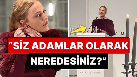 Harper's Bazaar Gecesinde Ödüle Layık Görülen Meryem Uzerli Ders Niteliğinde Bir Konuşma Yaptı!