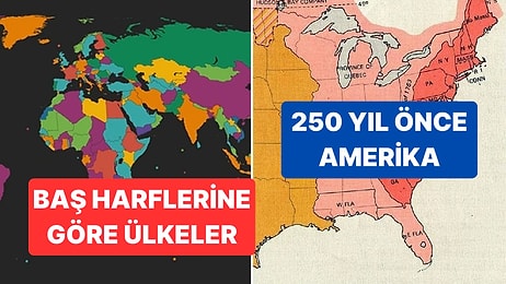 İncelemelere Doyamayacağınız Bu 10 Harita Hayata Bakış Açınızı Değiştirebilir!