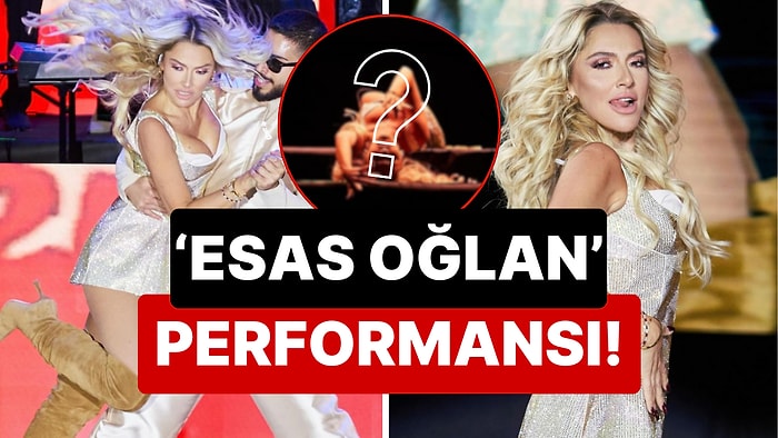 Hadise, 'Esas Oğlan' Dizisinin Yasaklanan Fragmanına Tepkisini Konserde Verdiği Benzer Pozlarla Gösterdi