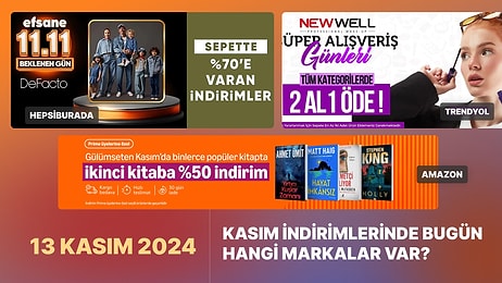 Efsane Kasım İndirimlerinde Bugün Hangi Markalar Var?