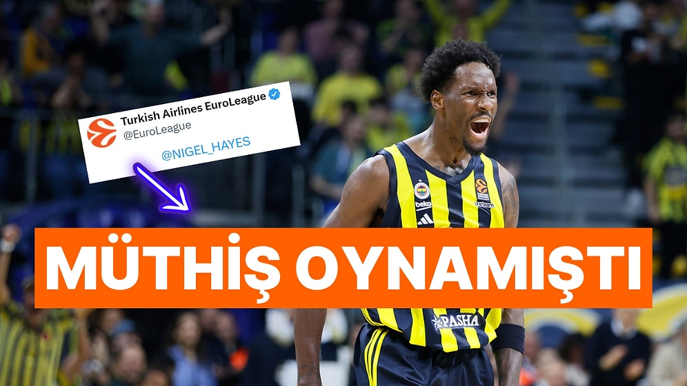 Fenerbahçe Beko'da Münih Galibiyetinin Yıldızı Nigel Hayes'e Euroleague'den Türkçe Övgü!