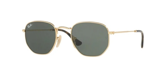 2. Ray-Ban 3548n 001 51 Unisex Güneş Gözlüğü Hexagonal