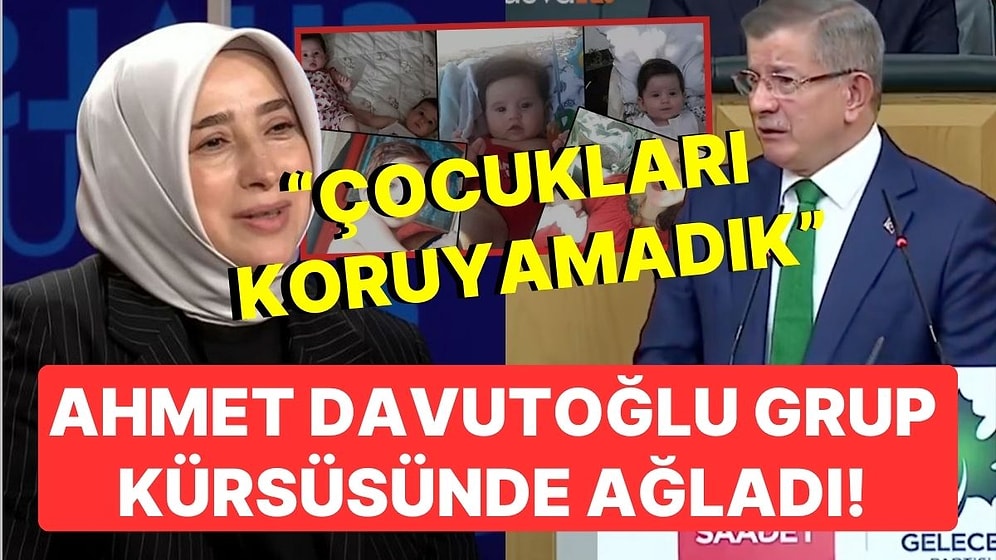 Ahmet Davutoğlu Grup Kürsüsünde Ağladı: "Alnı Secdeye Değenlerin İktidarında Bunu mu Yaşayacaktık?"