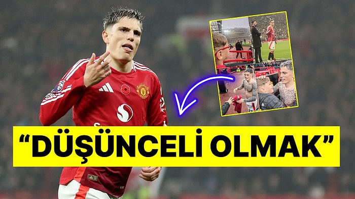 Manchester United'ın Arjantinli Genç Yıldızı Garnacho'nun Muhteşem Davranışını Görmelisiniz!