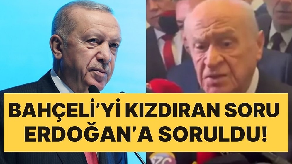 Bahçeli'yi Öfkelendiren Soru Cumhurbaşkanı Erdoğan'a Soruldu: "Fikir Ayrılığınız Var mı?"